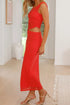 'Dramatique' Asymmetrical Sleeveless Dress - Celes Fashion